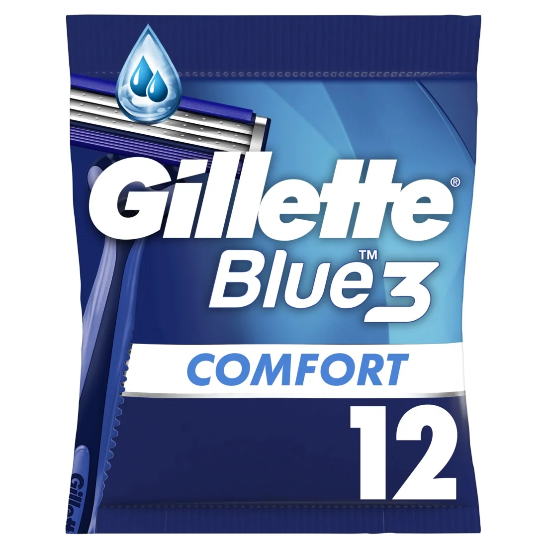 Gillette Blue3 pánské jednorázové holítko 12 ks