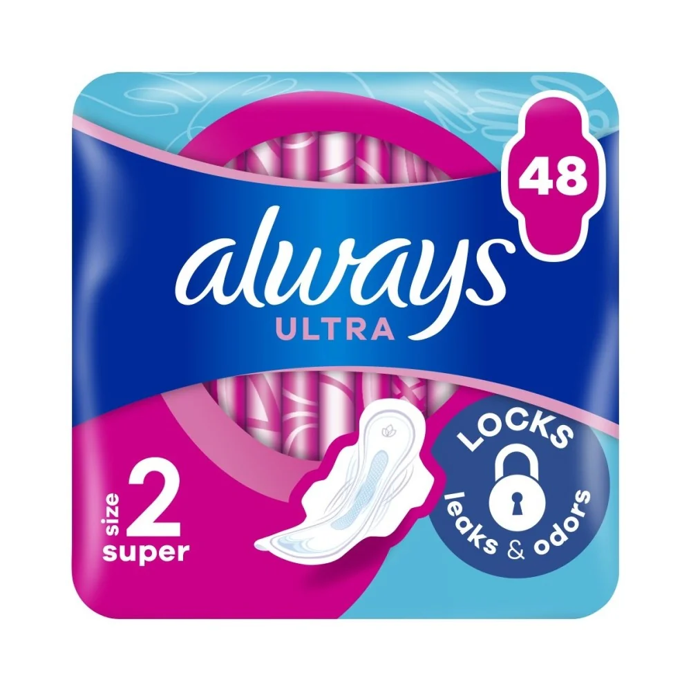 Always Ultra Den Long hygienické vložky 48 ks