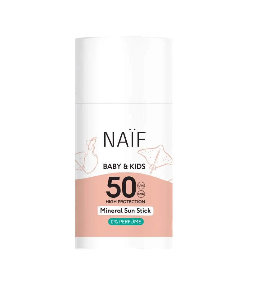 NAIF Ochranná tyčinka na opalování pro děti a miminka SPF50 36 g