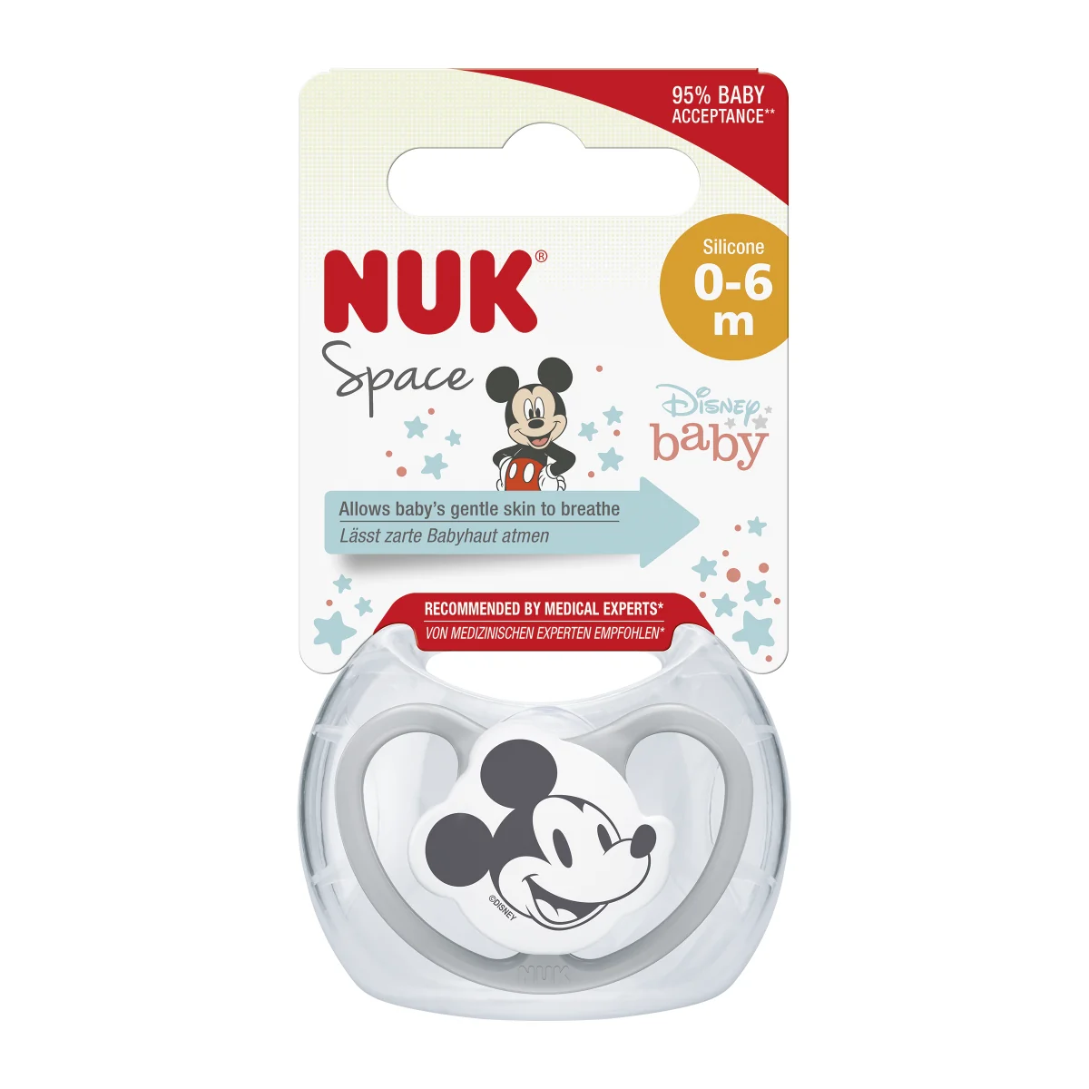 NUK Dudlík Space Disney Mickey 0-6m box