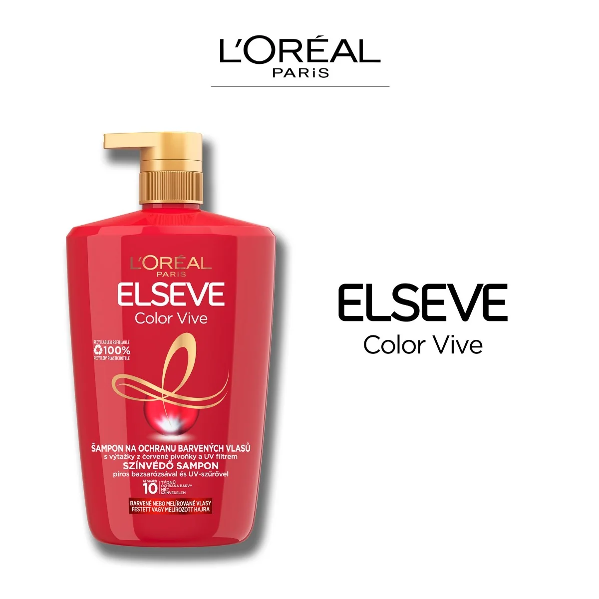 Loréal Paris Elseve Color Vive šampon na barvené vlasy 1 l