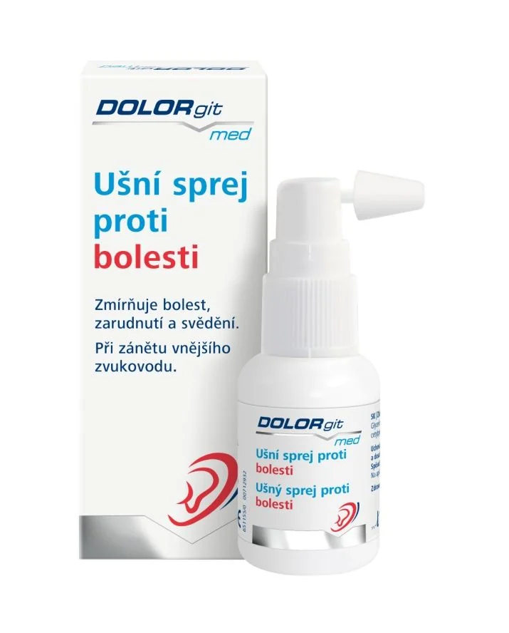 DOLORgit med ušní sprej proti bolesti 20 ml