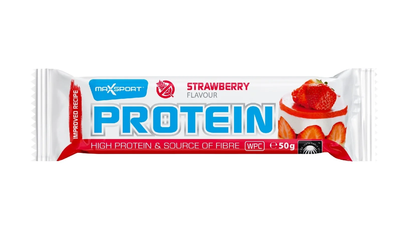 Max Sport Protein snack Strawberry 50 g