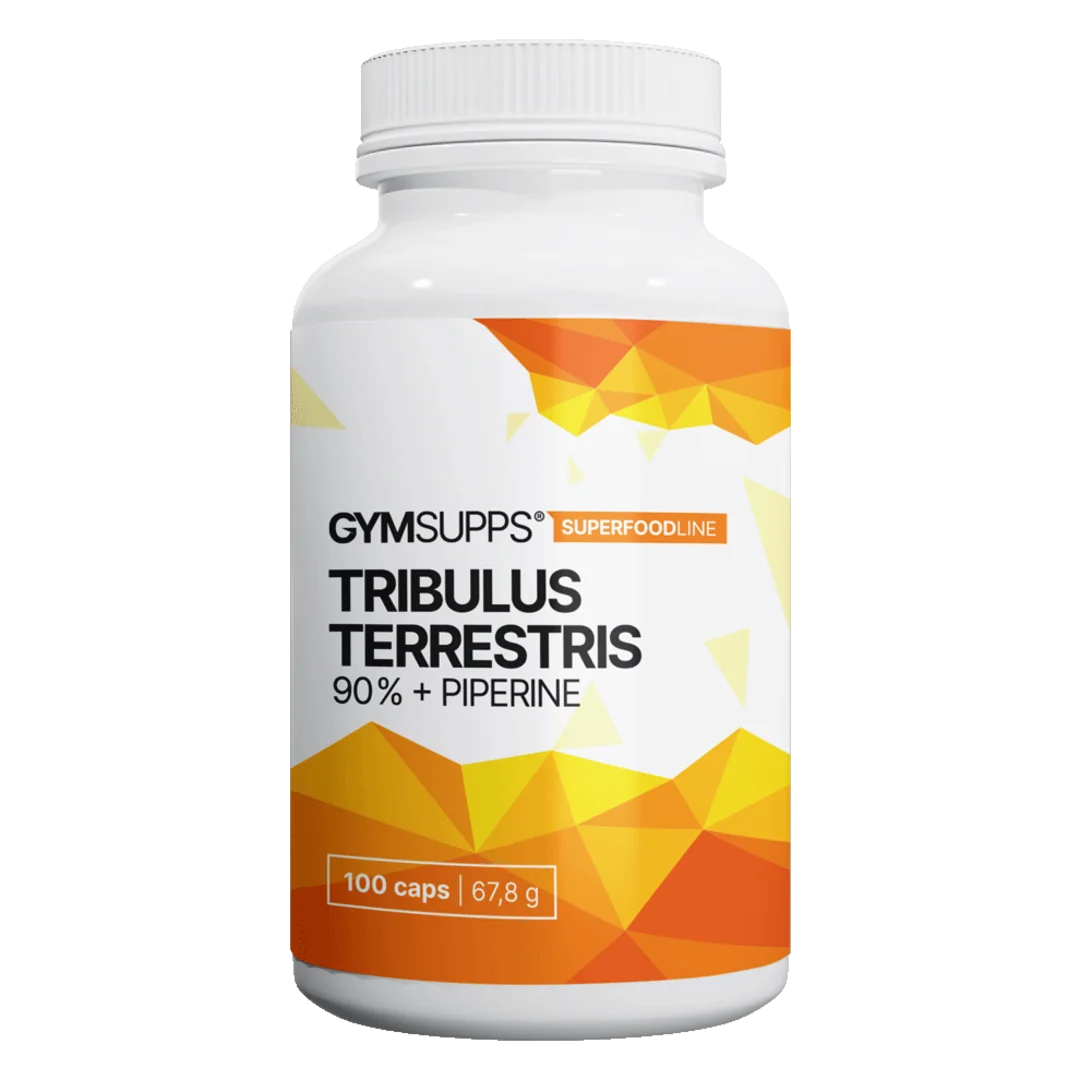 Gymsupps Tribulus Terrestris 90% + Piperine - 100 kapslí