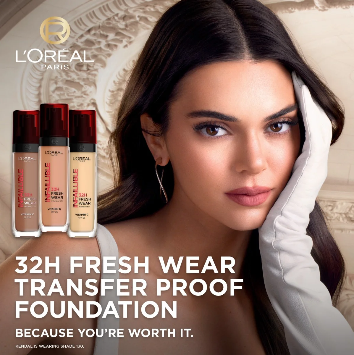 Loréal Paris Infaillible 32H Fresh Wear odstín 100 Linen tekutý make-up 30 ml