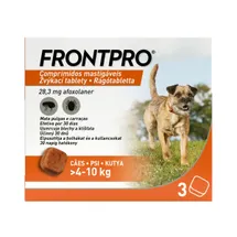 FRONTPRO Žvýkací tablety pro psy 4-10 kg 28,3 mg