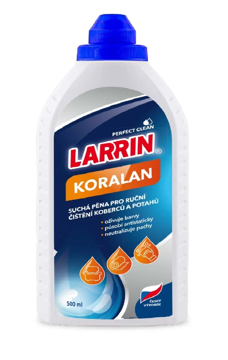 Larrin Koralan Čistič na koberce a potahy 500 ml