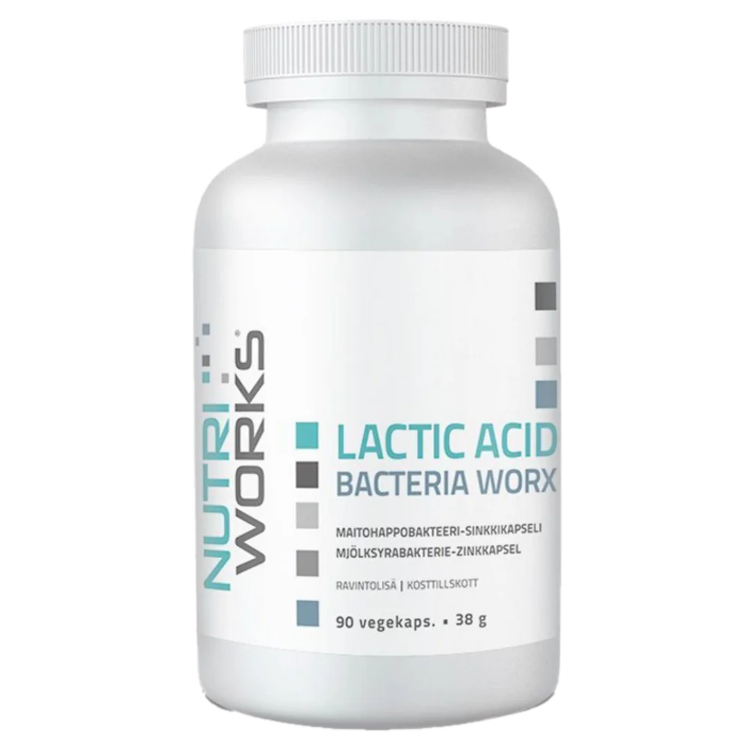 NutriWorks Lactic Acid Bacteria Worx - 90 kapslí