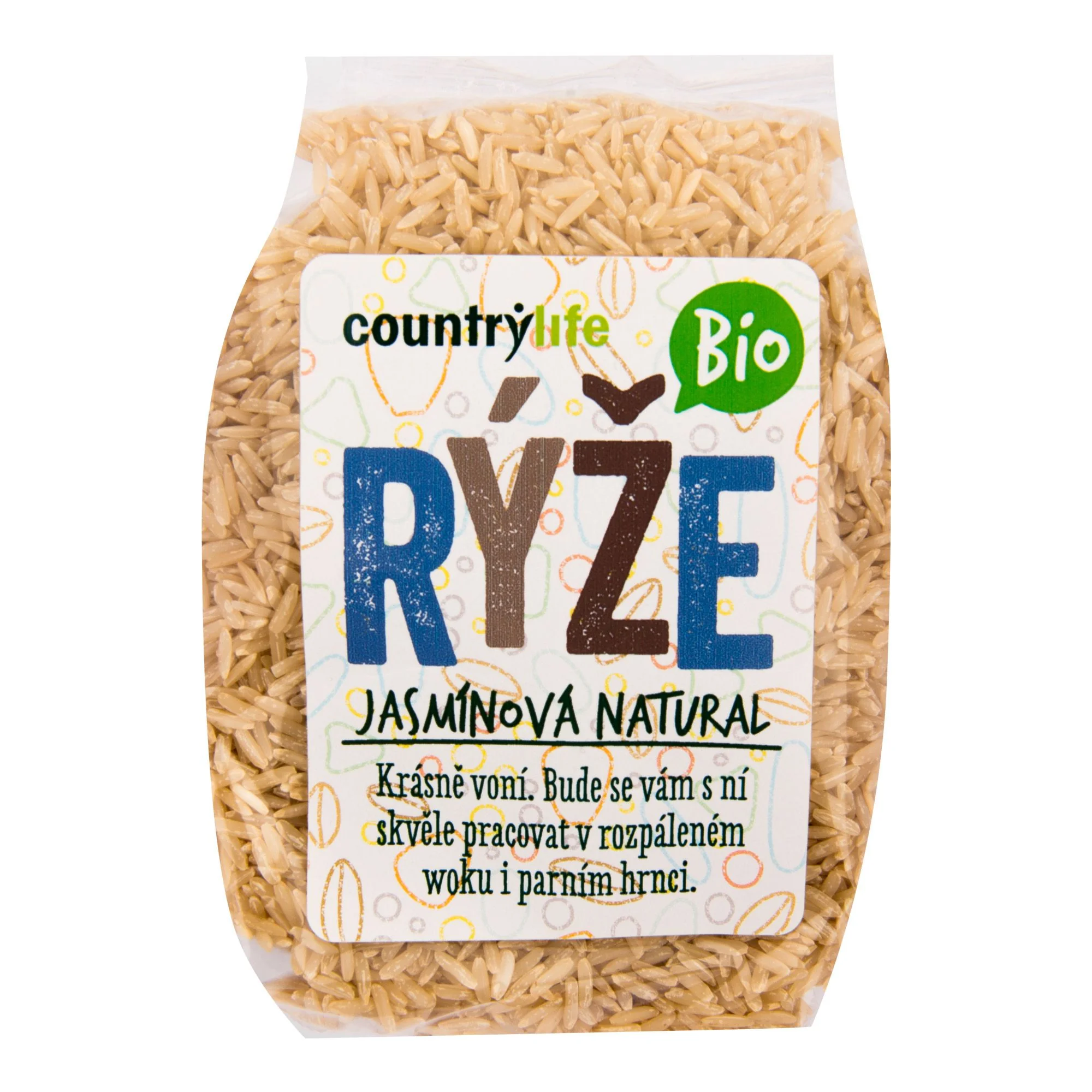 Country Life Rýže jasmínová natural BIO 500 g