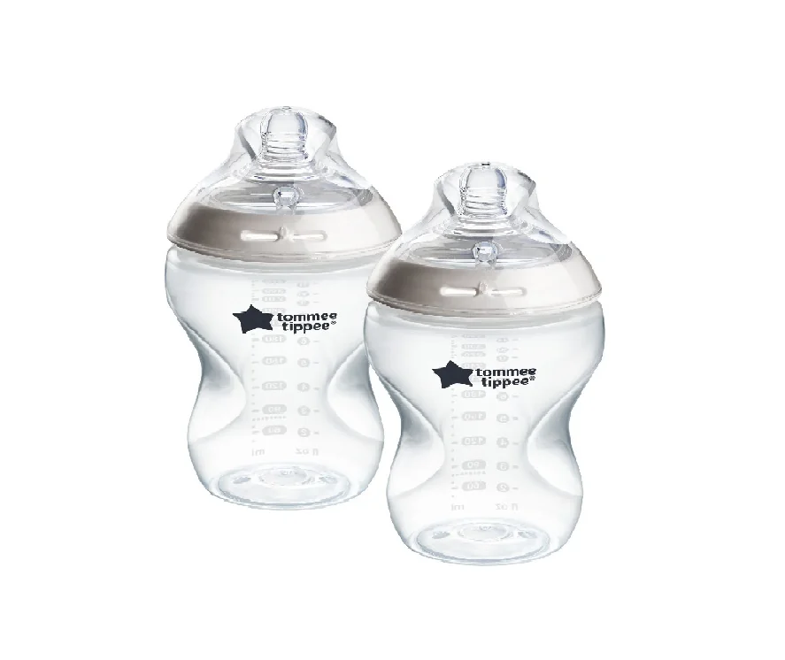 Tommee Tippee Natural Start Samosterilizační kojenecká lahev s Anti-Colic savičkou Střední průtok 3m+ 340 ml 2 ks