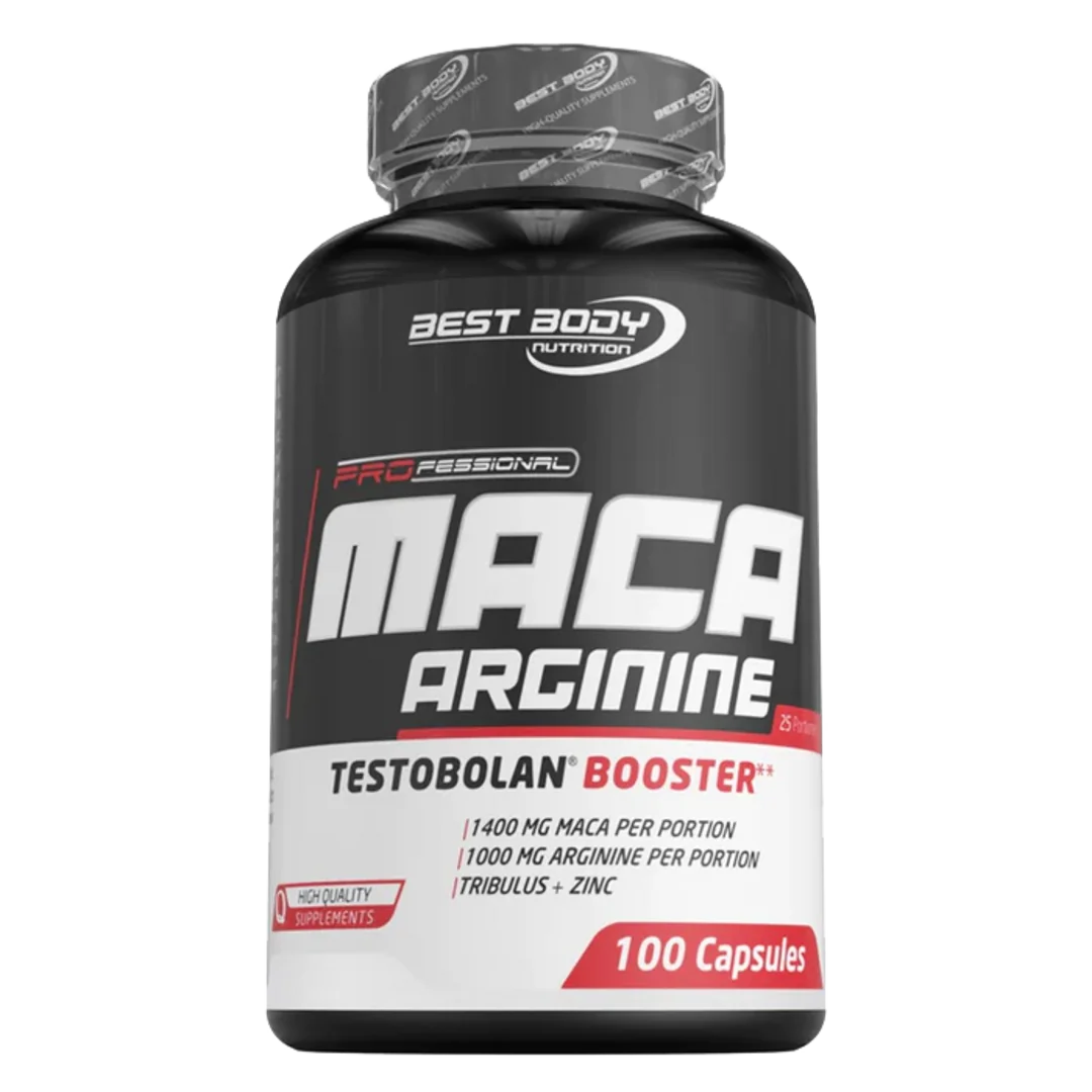 Best Body Professional Maca Arginine testobolan booster - 100 kapslí