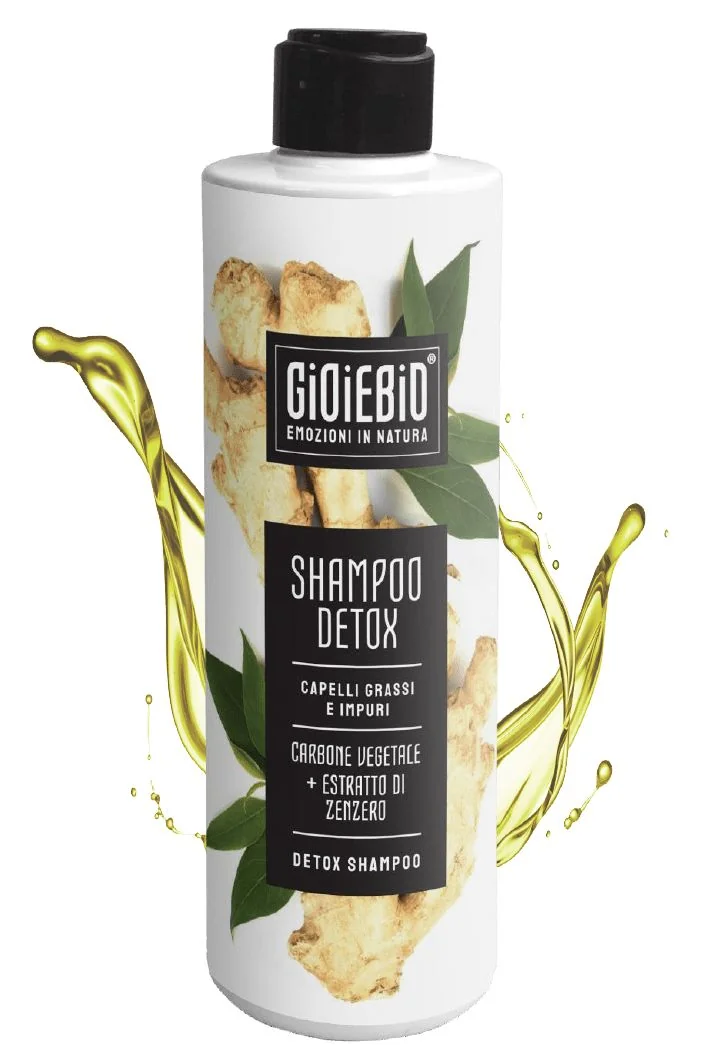 GioieBio Detox Vlasový šampon uhlí zázvor BIO 250 ml