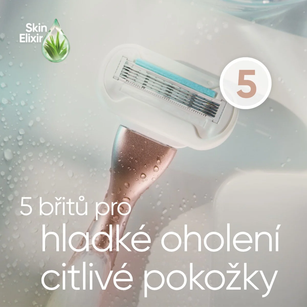 Gillette Venus Sensitive dámský holicí strojek + 1 hlavice