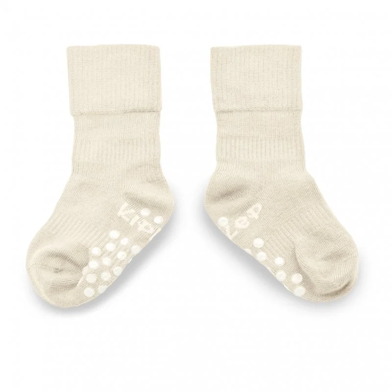 KipKep dětské ponožky Stay-on-Socks ANTISLIP 12-18m 1pár Off White 