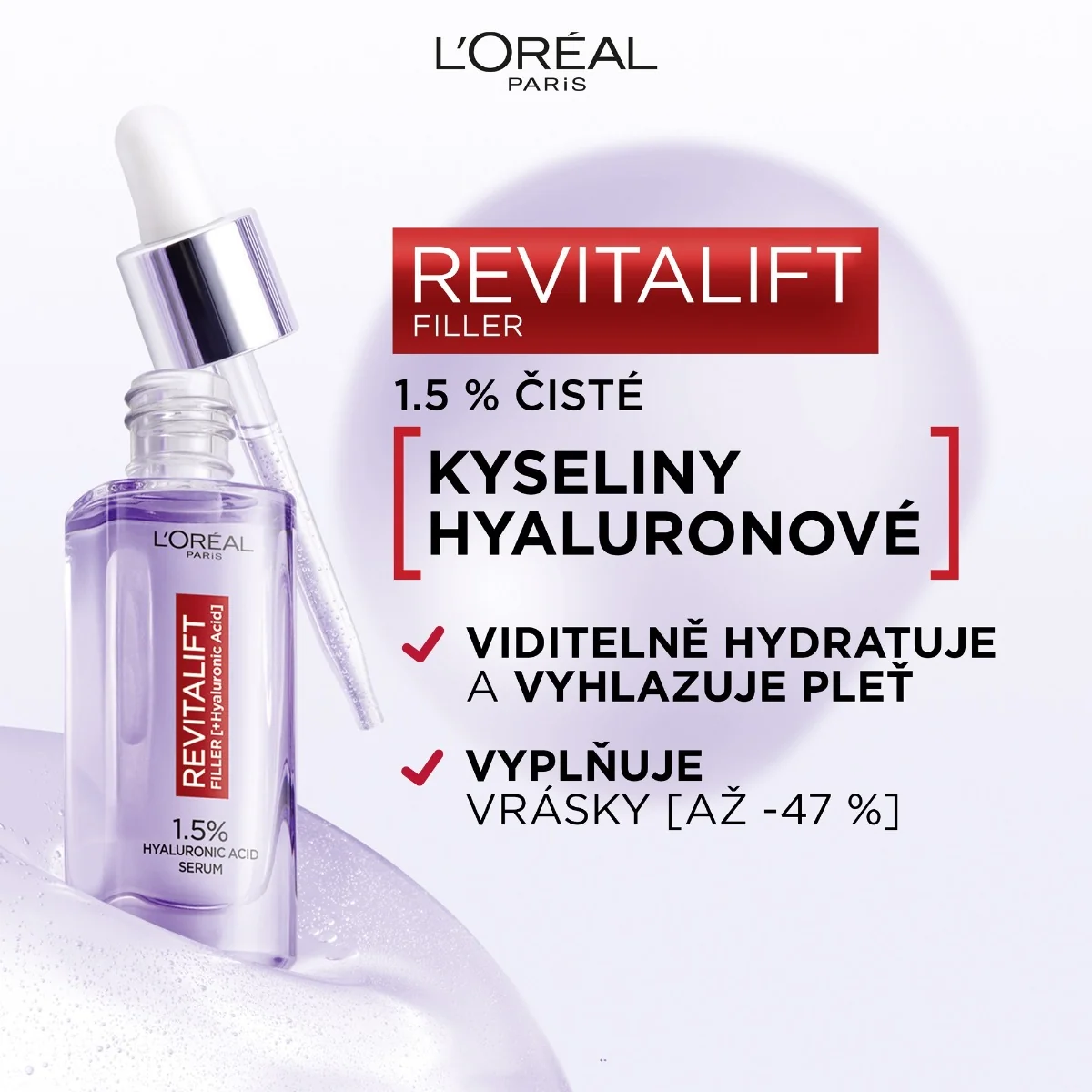 Loréal Paris Revitalift Filler sérum proti vráskám 30 ml