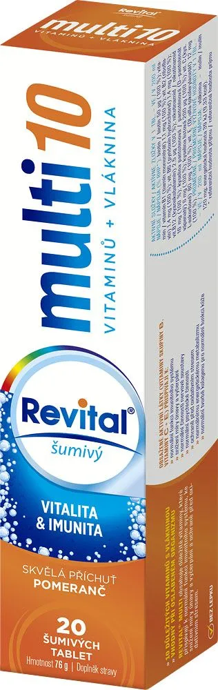 Revital Multi 10 pomeranč 20 šumivých tablet