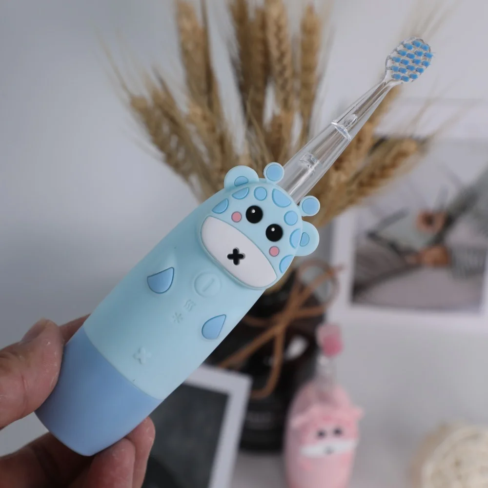 InnoGIO GIOGiraffe dětský sonický zubní kartáček 1 ks Blue