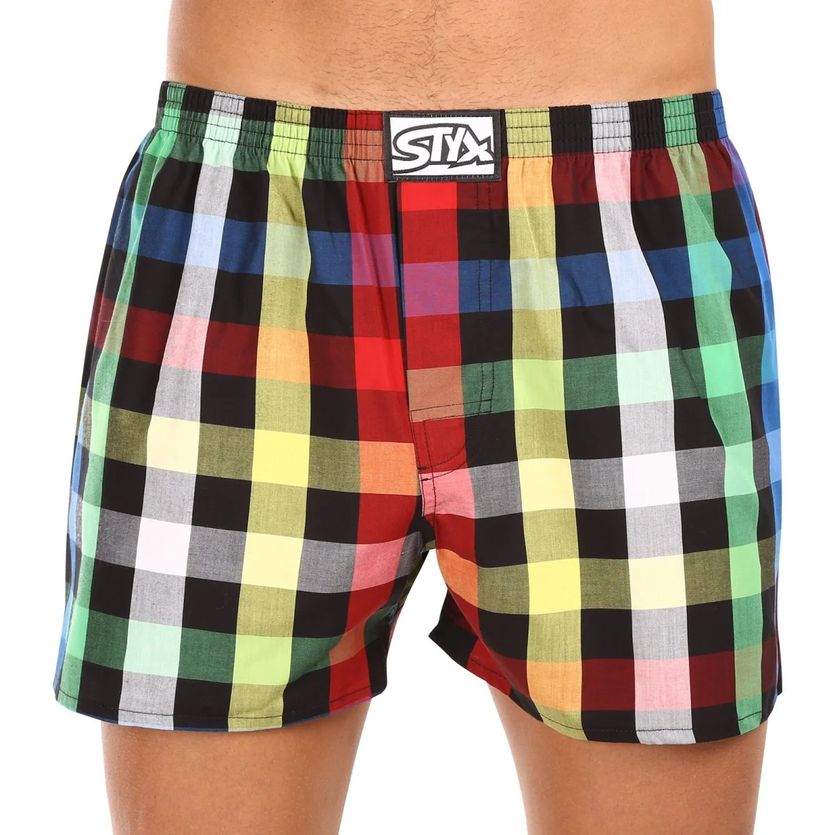 Styx 5PACK pánské trenky klasická guma vícebarevné (5A1112345) XXL 