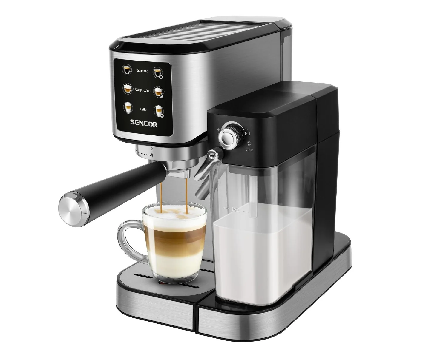 SENCOR SES 4910SS Espresso poloautomatický kávovar