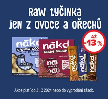 Nakd sleva až 13% (červenec 2024)