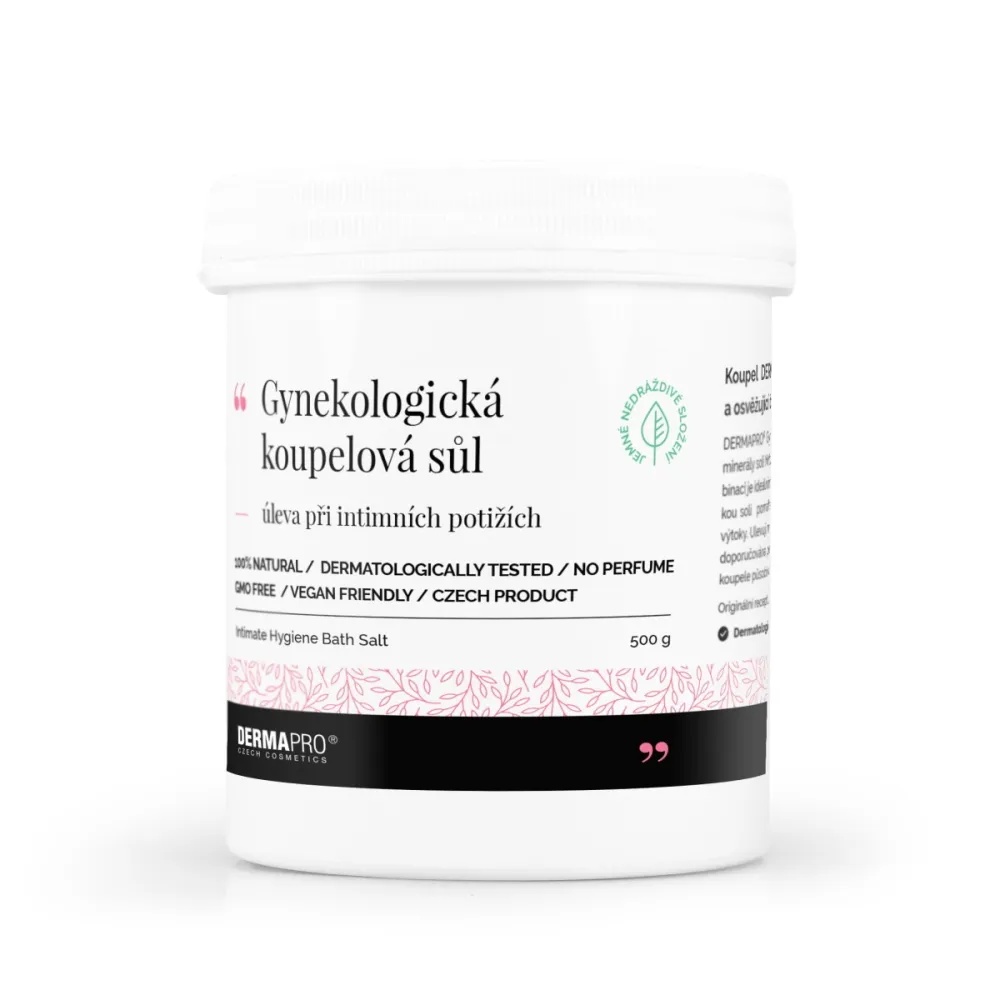 DERMAPRO Gynekologická koupelová sůl 500 g