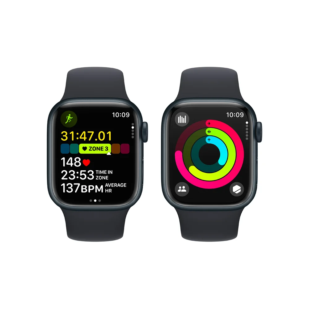 Apple Watch S9 41 mm sport band M/L smart hodinky Midnight