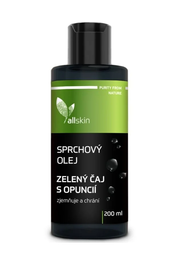 Allskin Sprchový olej Zelený čaj s opuncií 200 ml