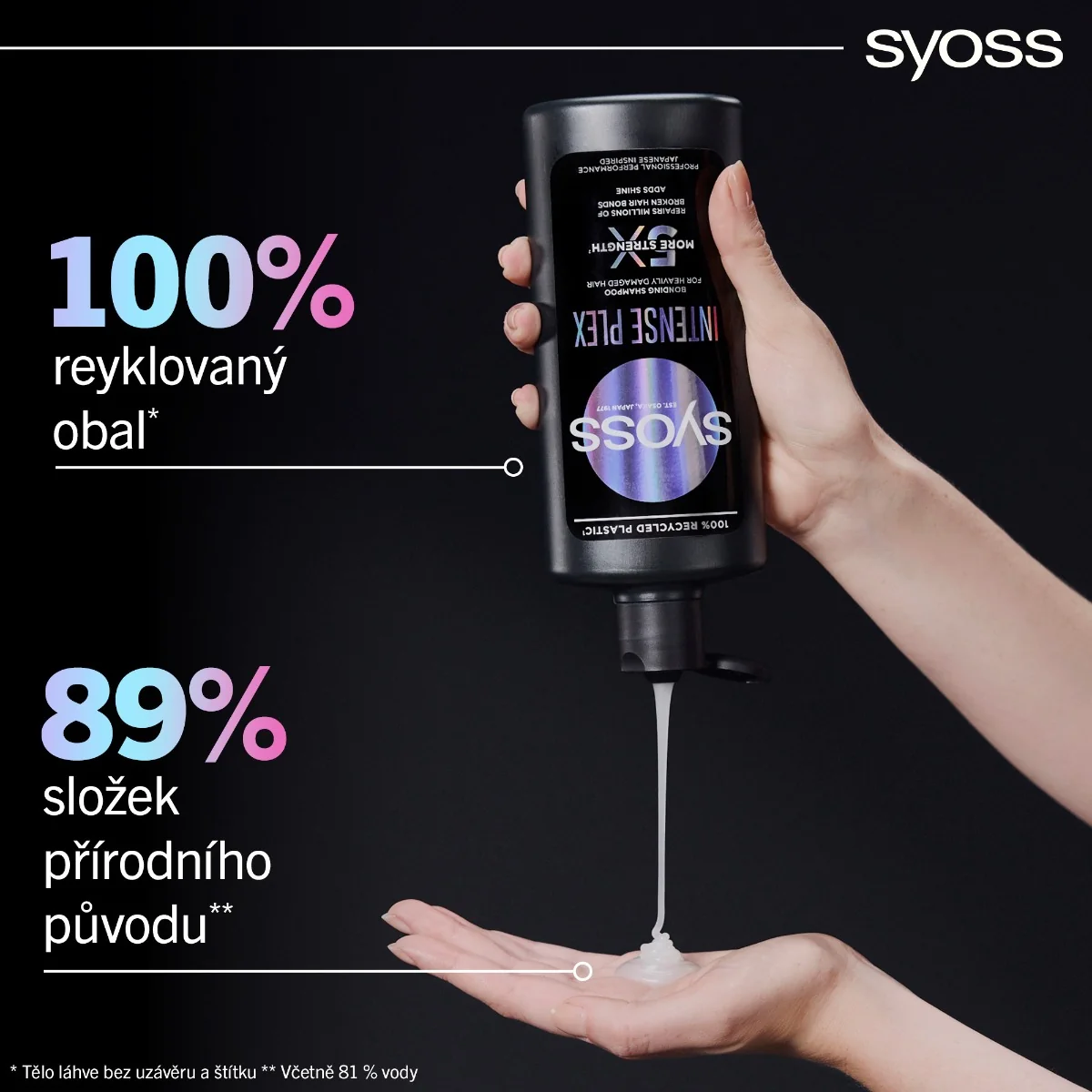 Syoss Intense Plex šampon pro silně poškozené vlasy 440 ml