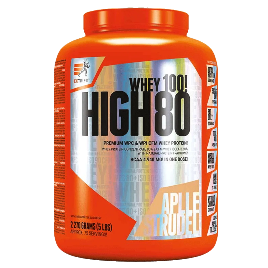 Extrifit High Whey 80 2,27kg - lískový oříšek