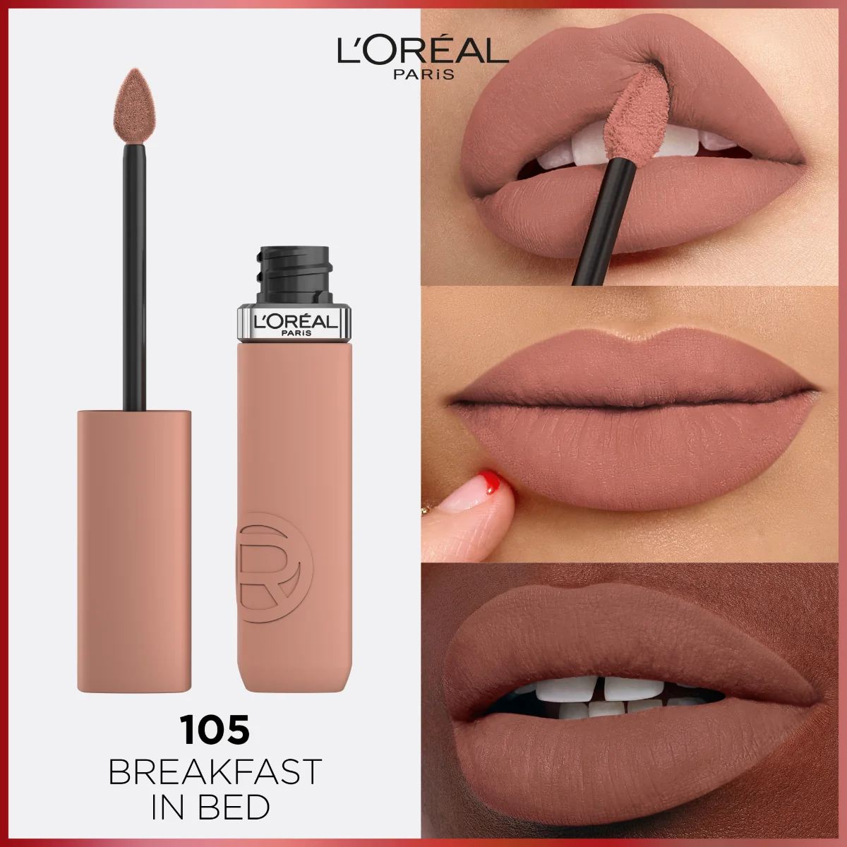 Loréal Paris Infaillible Matte Resistance 105 Breakfest In Bed rtěnka 5 ml