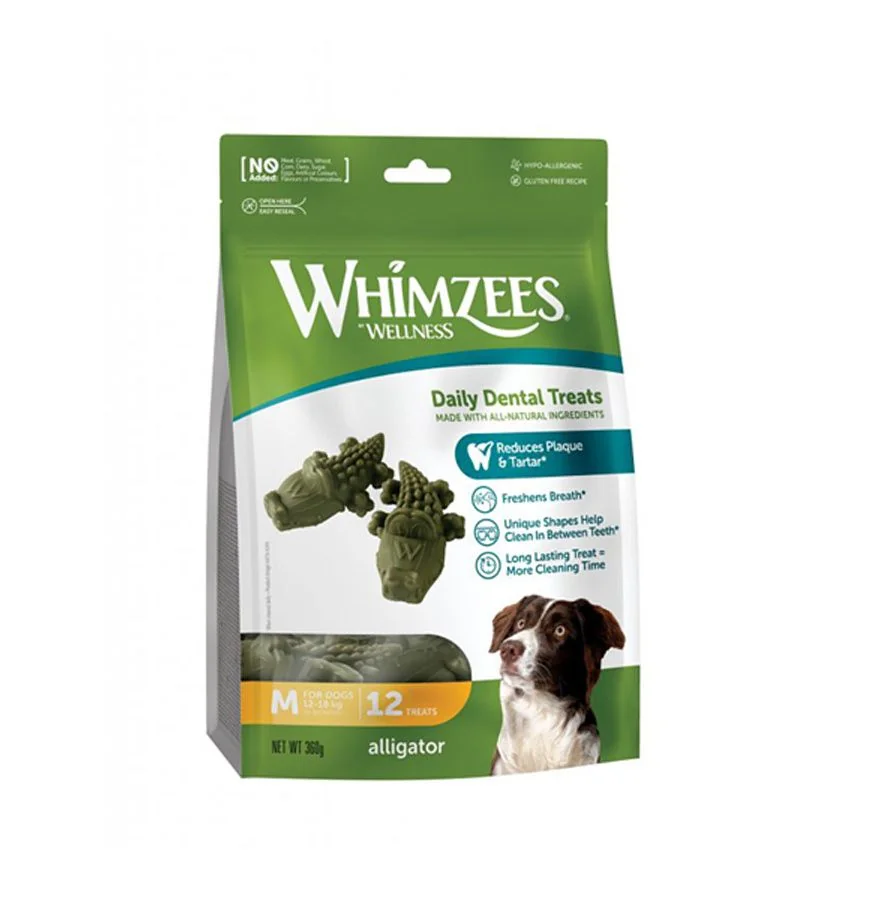 Whimzees Aligátor M 12 ks