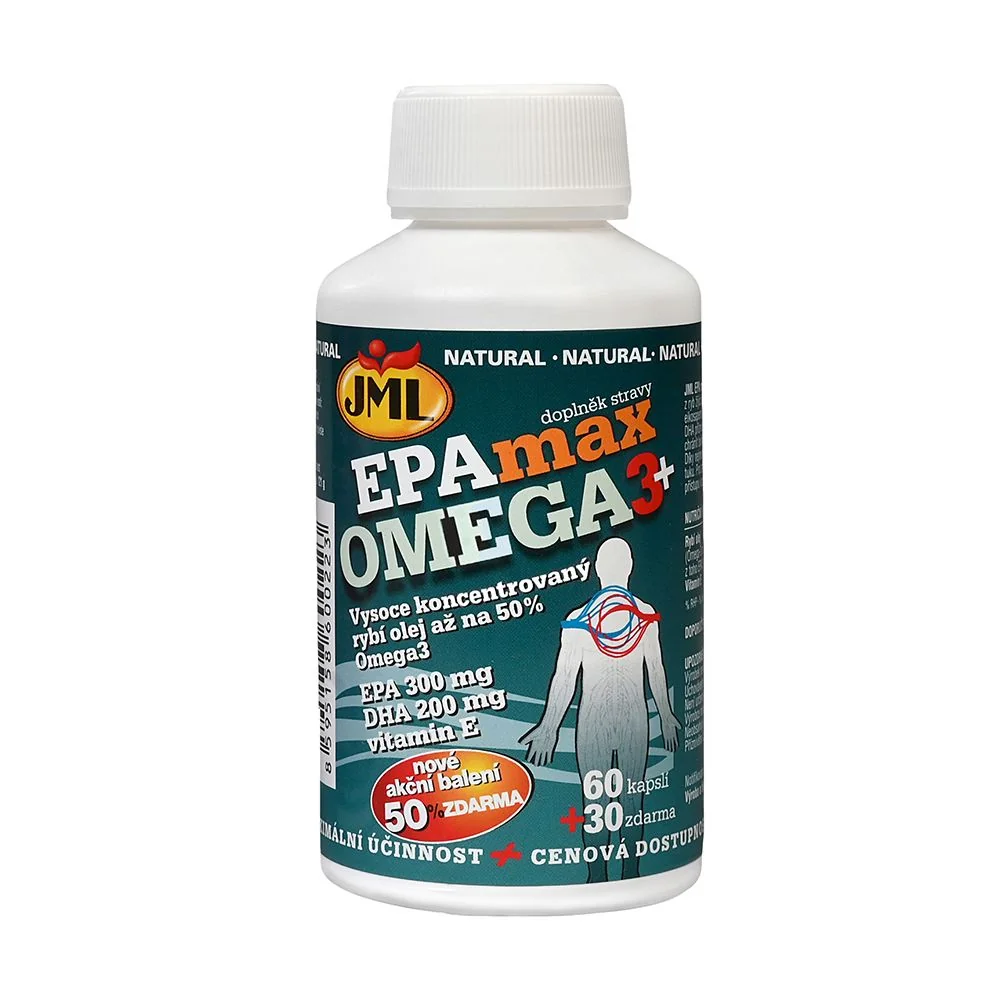 JML EPAmax Omega 3+ 90 kapslí