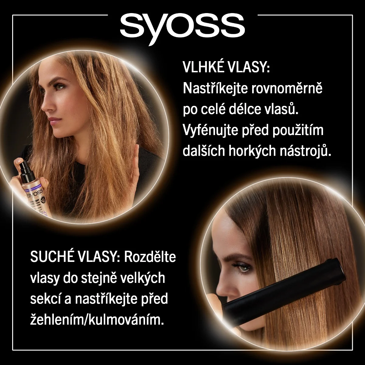 Syoss Keratin Heat ochranný sprej na vlasy 200 ml