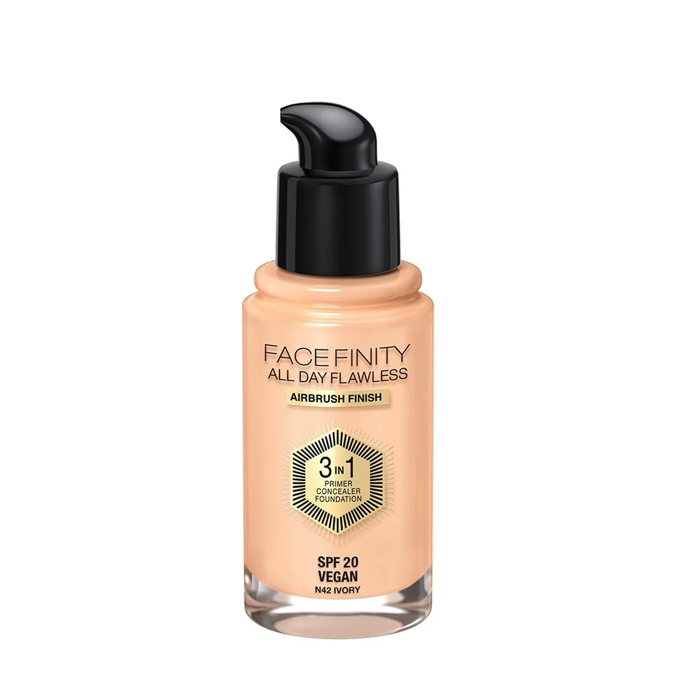 Max Factor Facefinity All Day Flawless 3v1 make-up N42 Ivory 30 ml