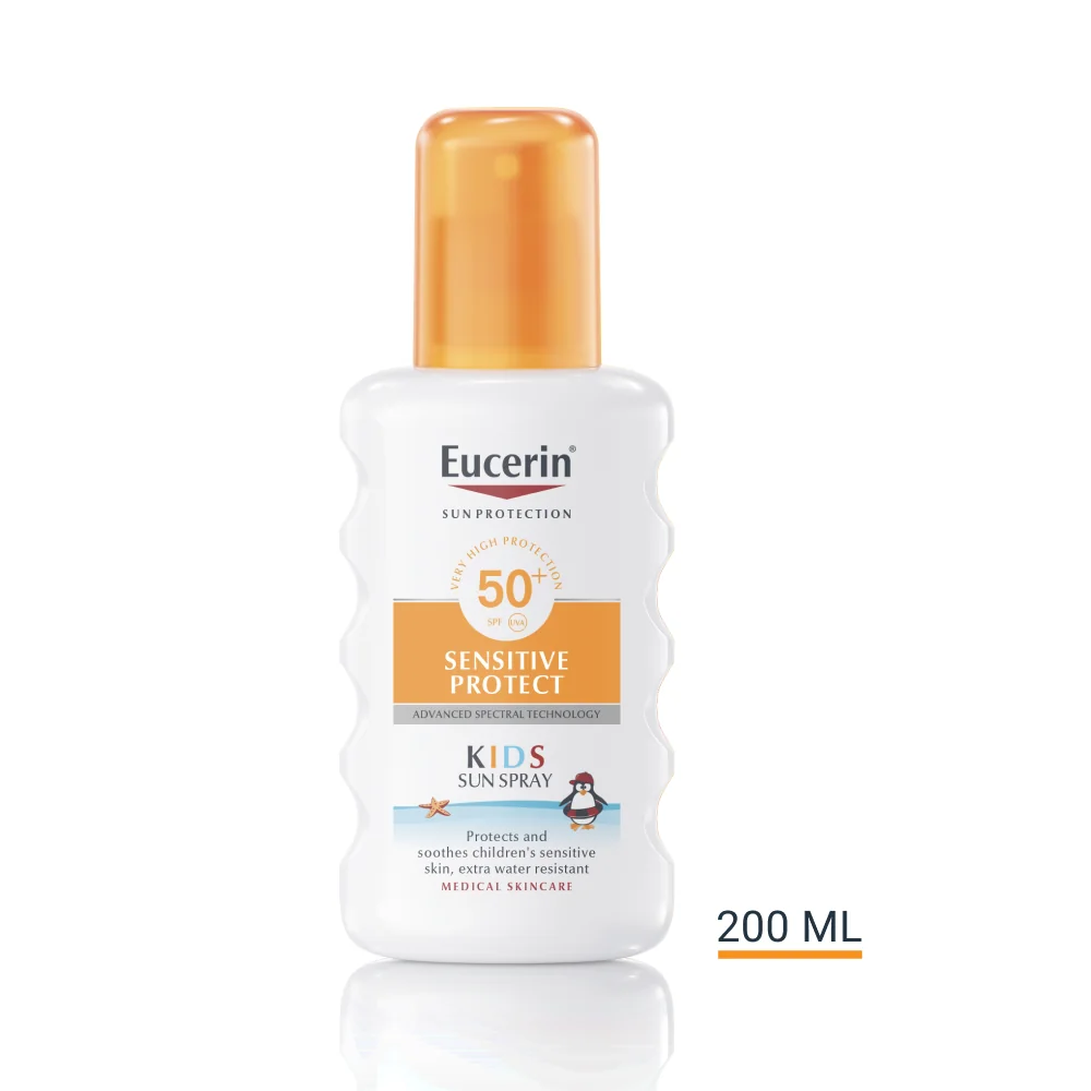 Eucerin SUN Sensitive Protect Kids SPF50+ dětský sprej na opalování 200 ml