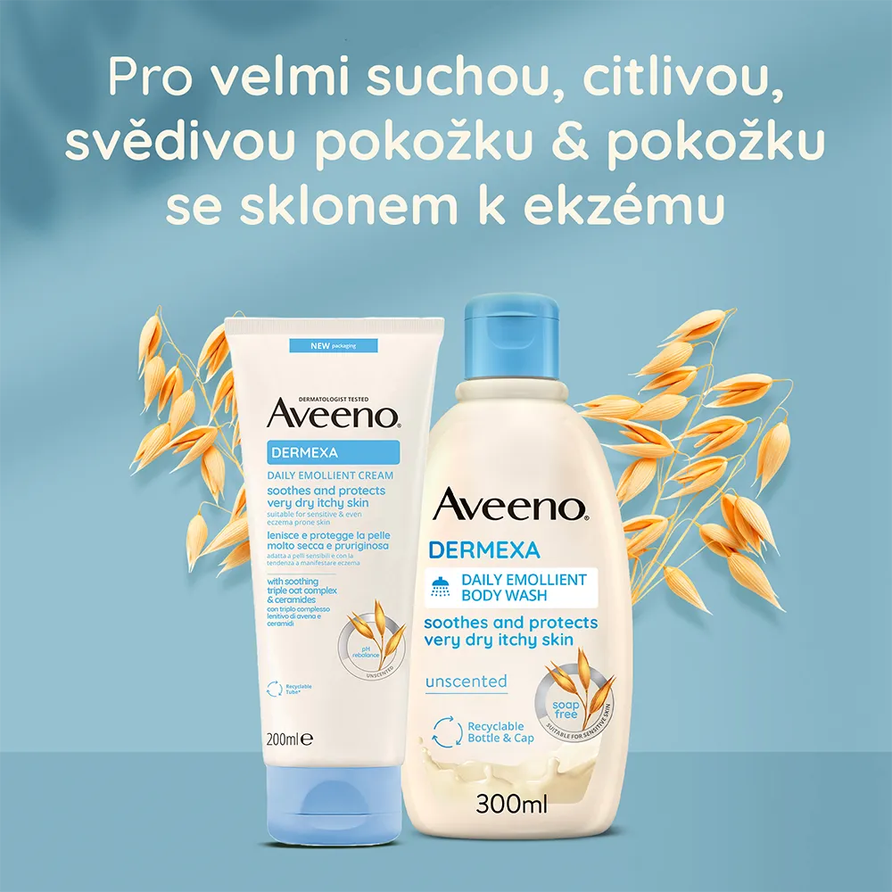 Aveeno Dermexa Sprchový gel 300 ml