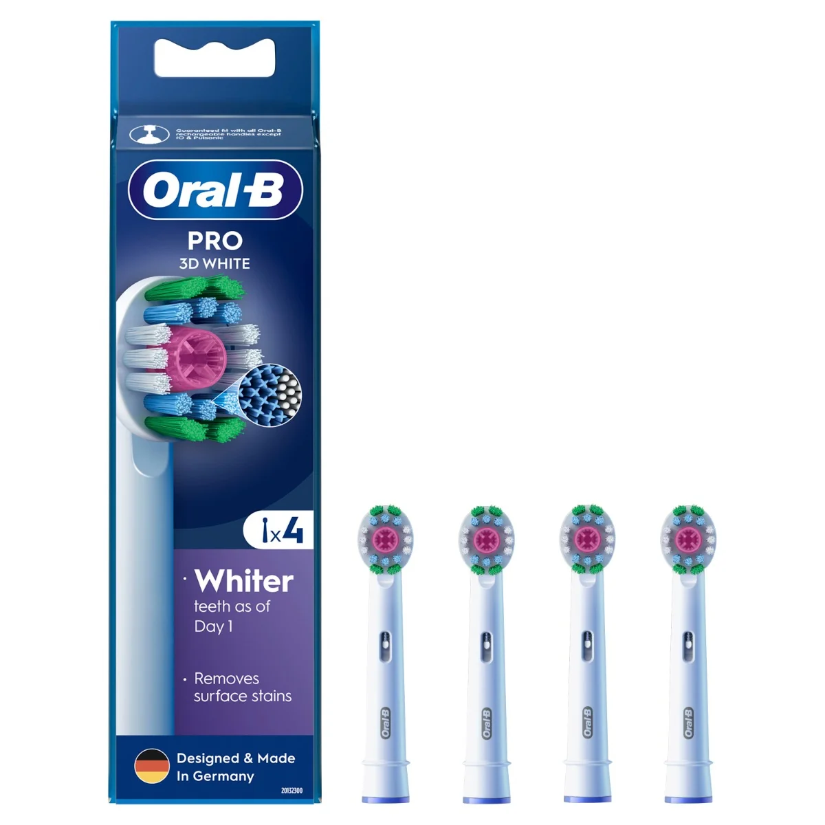 Oral-B EB 18-4 PRO 3D White náhradní hlavice 4 ks