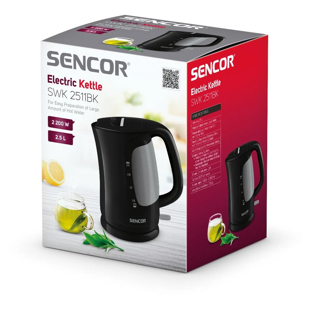 SENCOR SWK 2511BK konvice černá