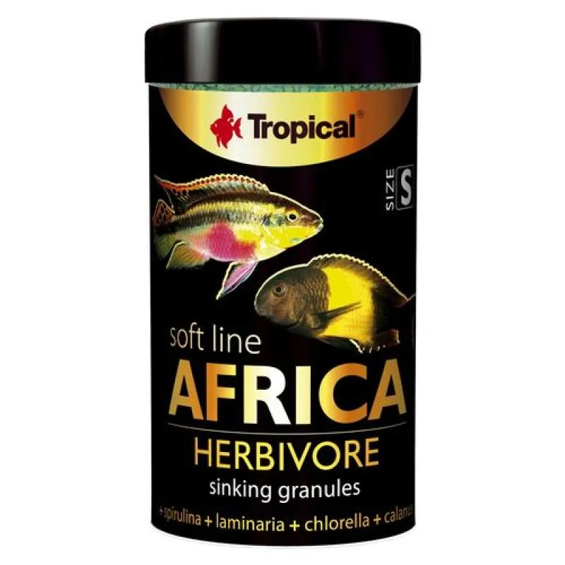 Tropical Africa Herbivore S 100ml/60g  krmivo pro všežravé africké ryby 