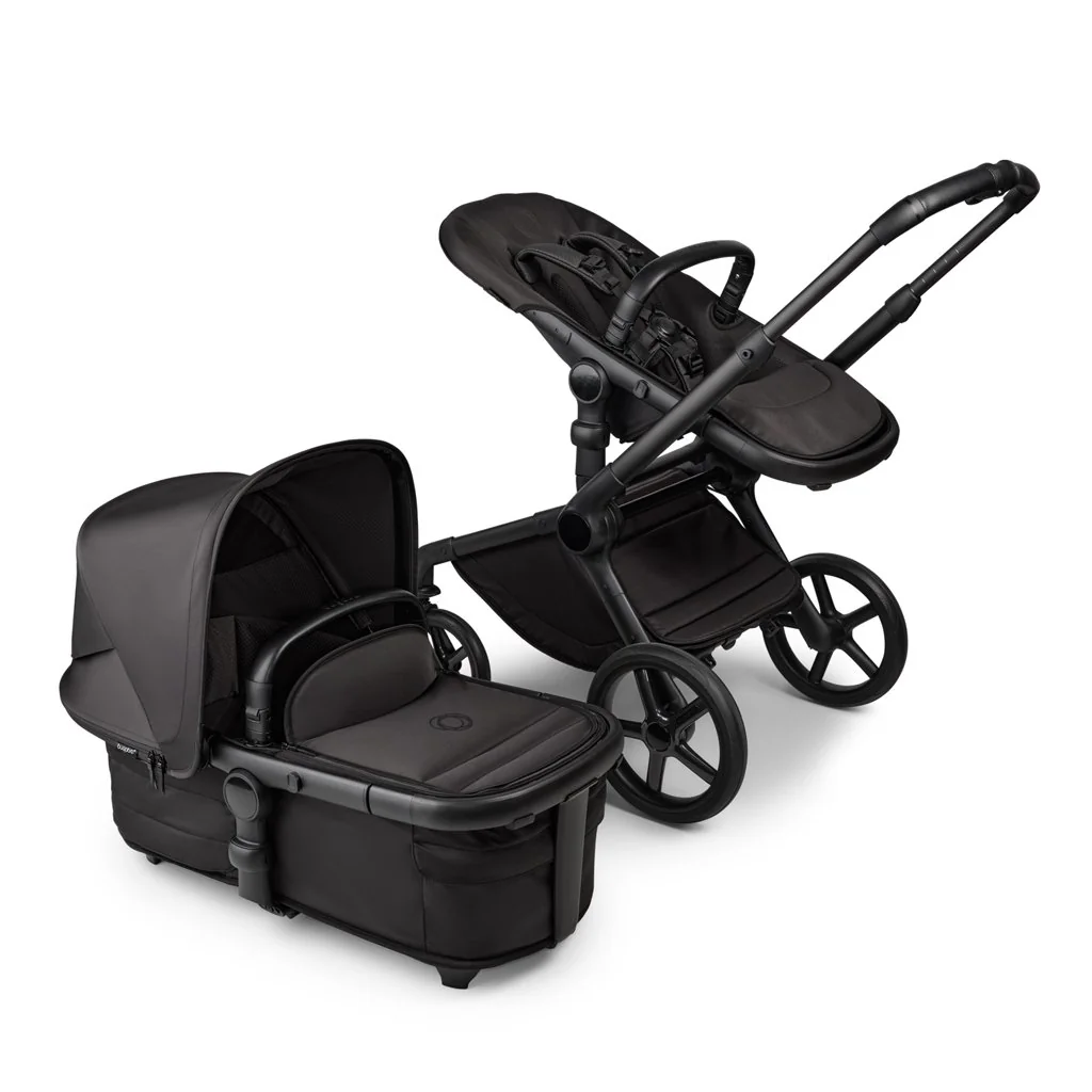 Bugaboo Kočárek kompletní Fox 5 Black moonlight - Noir limitovaná edice 