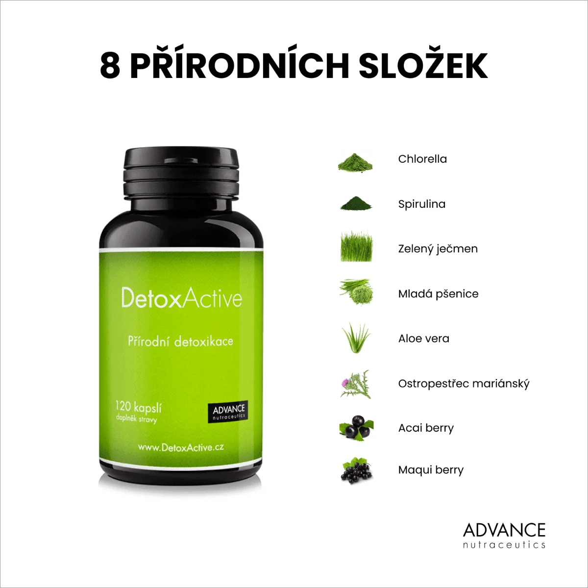 Advance DetoxActive 120 kapslí