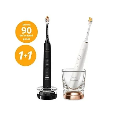 Philips Sonicare 9000 DiamondClean HX9914/69 sonické zubní kartáčky 1+1 ks black/rosegold