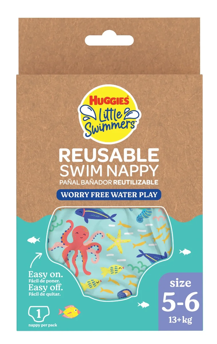 Huggies Little swimmers Nappy 5–6 pratelné koupací plavky 13 kg+ 