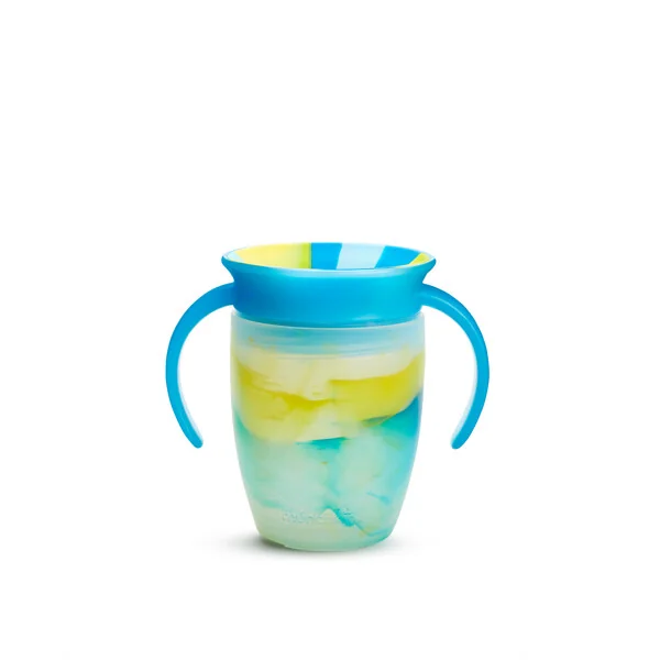 Munchkin Miracle 360° Tie Dye Cup Tropical 6m+ 2x207 ml žlutý a modrý