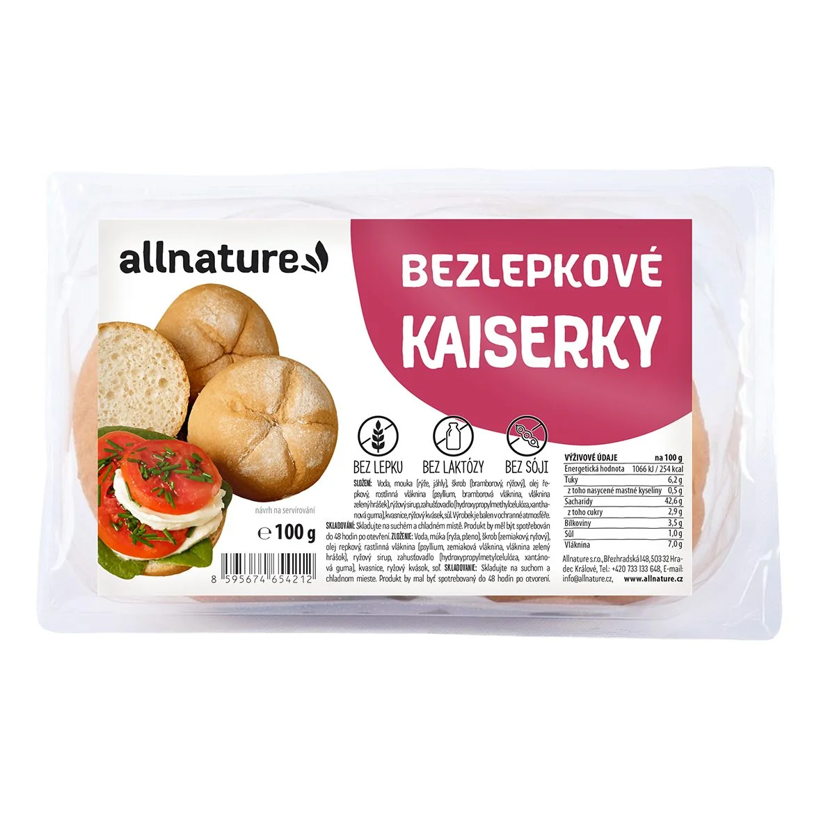 Allnature Bezlepkové kaiserky 100 g