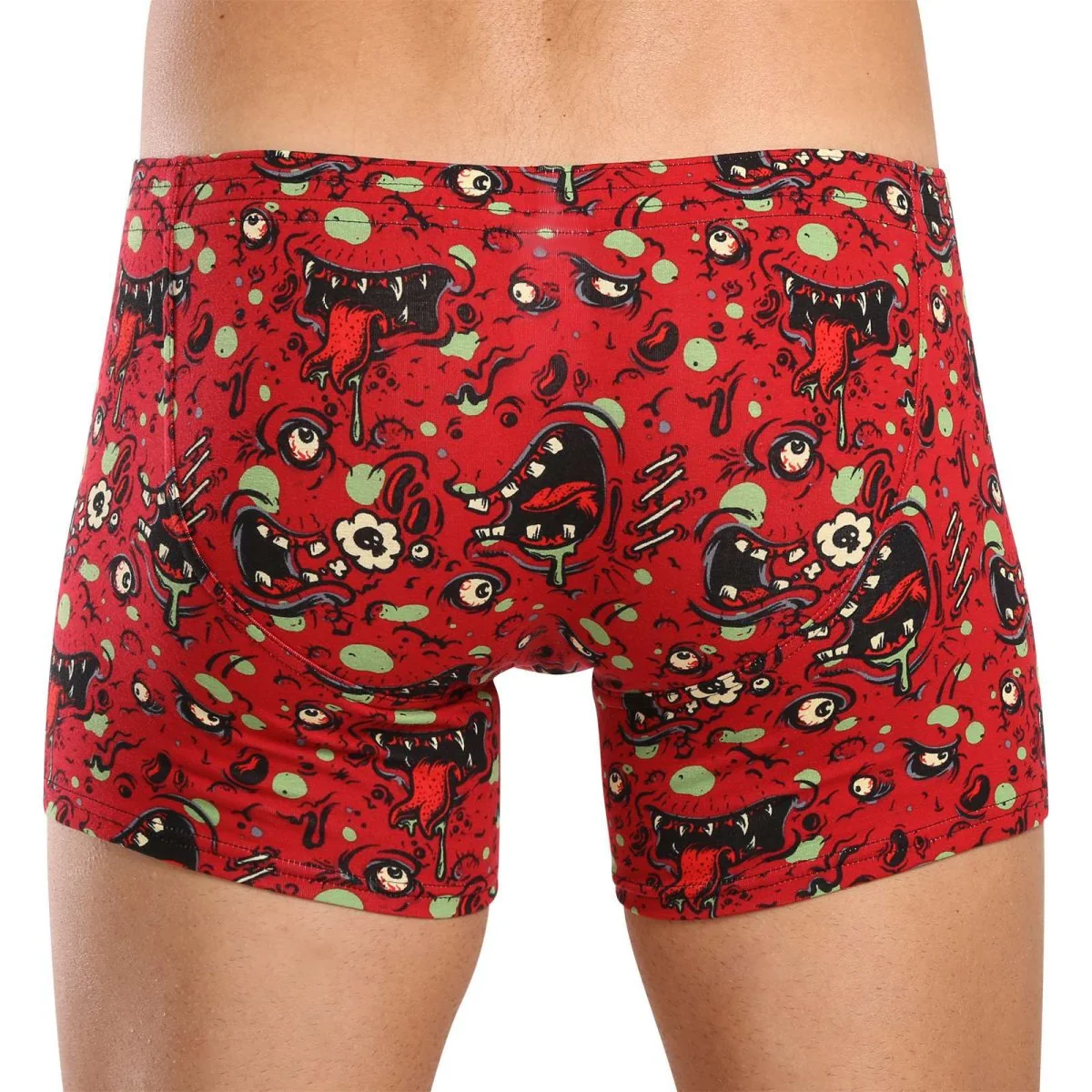 Styx Pánské boxerky long art klasická guma zombie (F1451) XL 