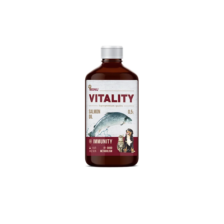 Akinu VITALITY lososový olej pro psy 500 ml