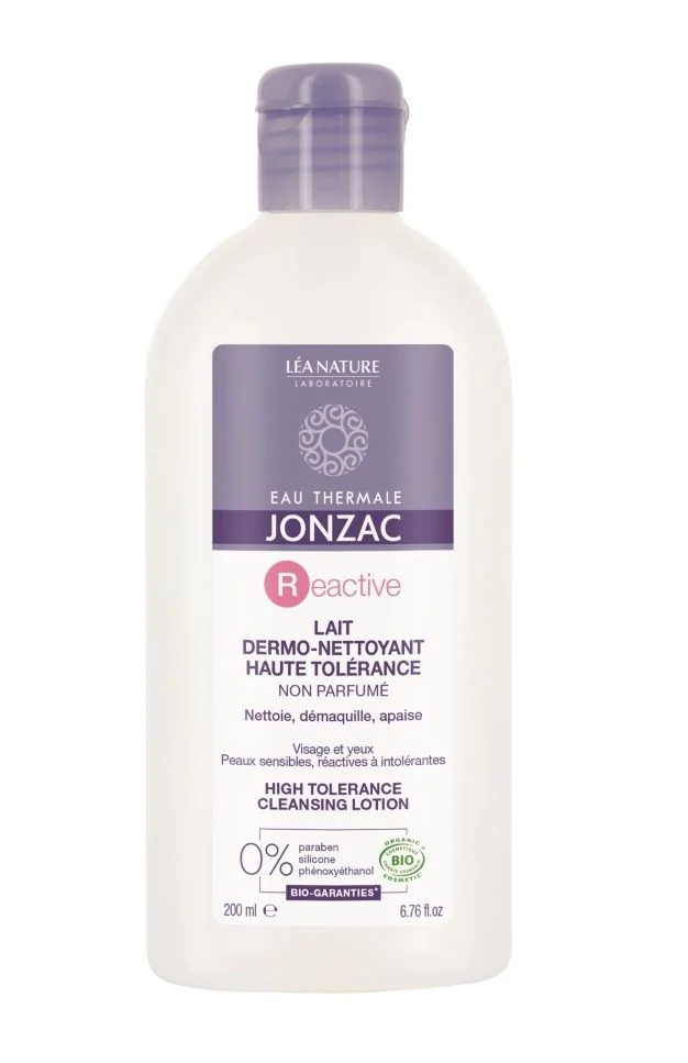 JONZAC Reactive Odličovací mléko na intolerantní pleť BIO 200 ml