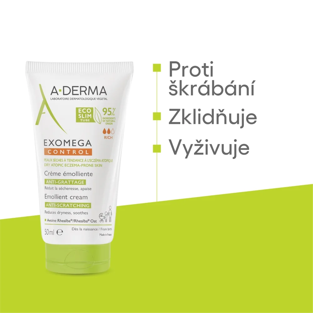 A-Derma Exomega Control Emolienční krém 50 ml