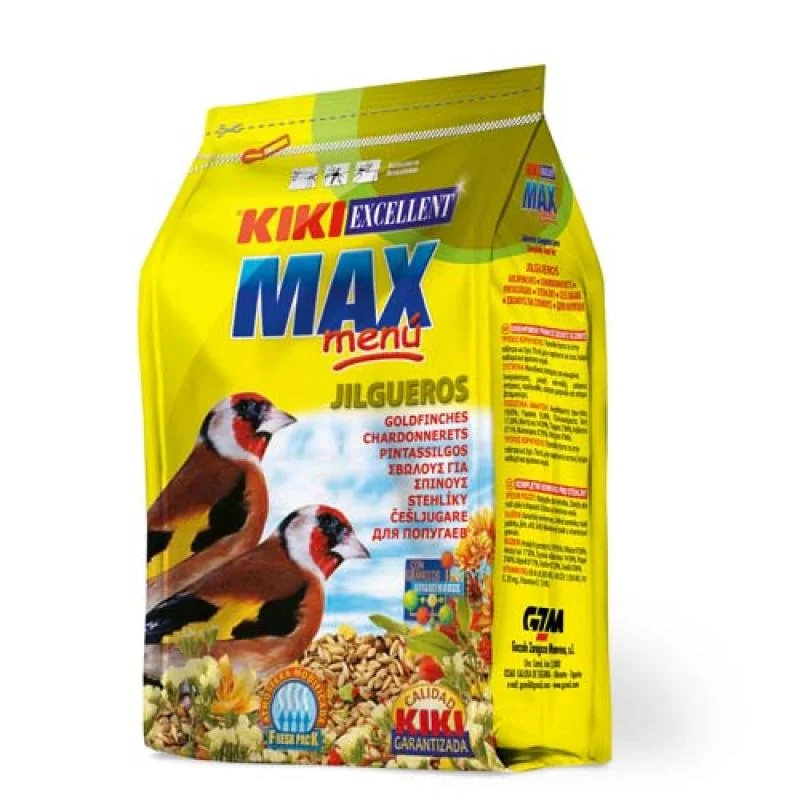 Kiki MAX Menu Goldfinches 500g ZIP pro drobné exoty